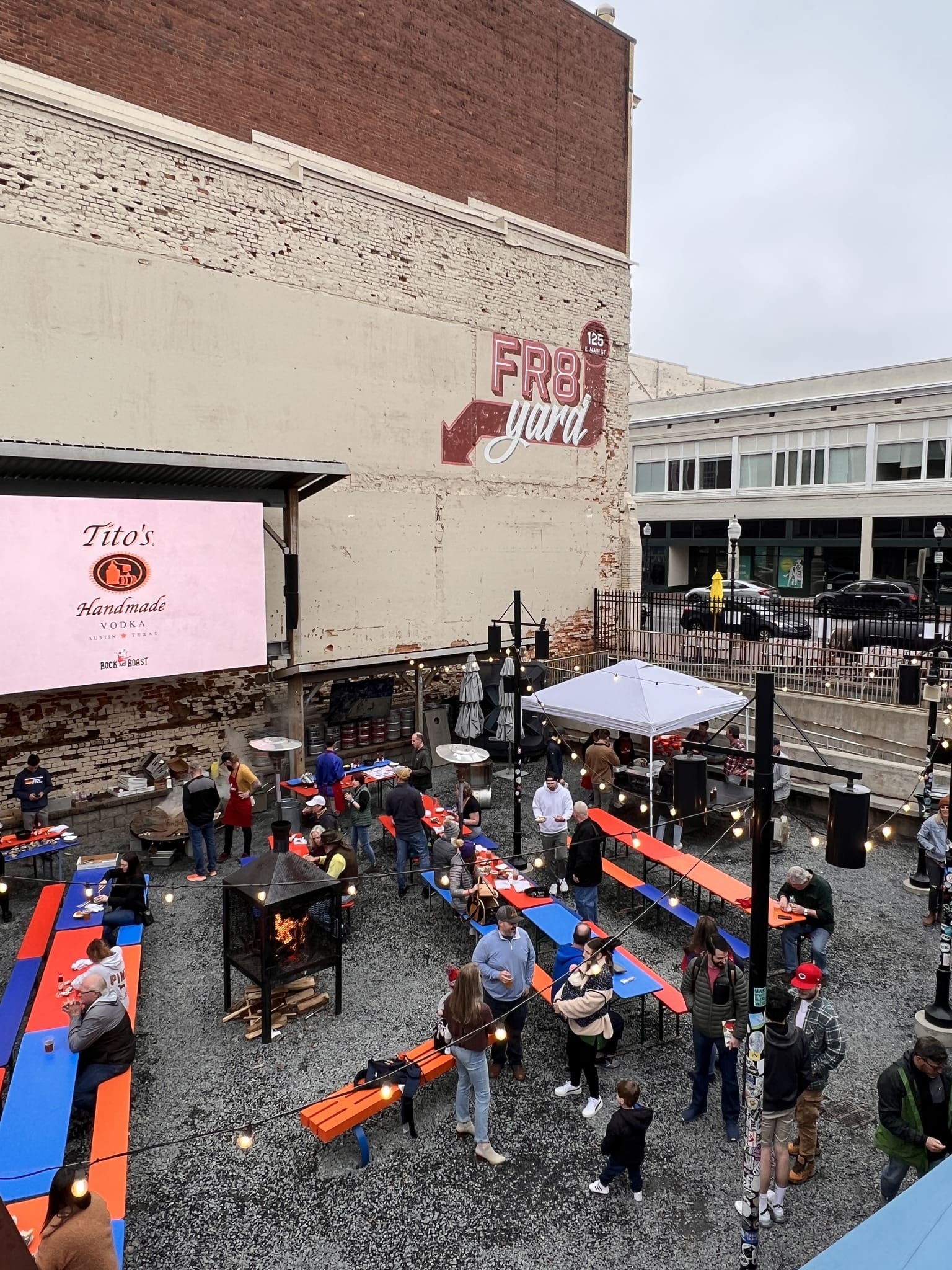 Hubitality's Rock & Roast event held at Fr8yard of Spartanburg.