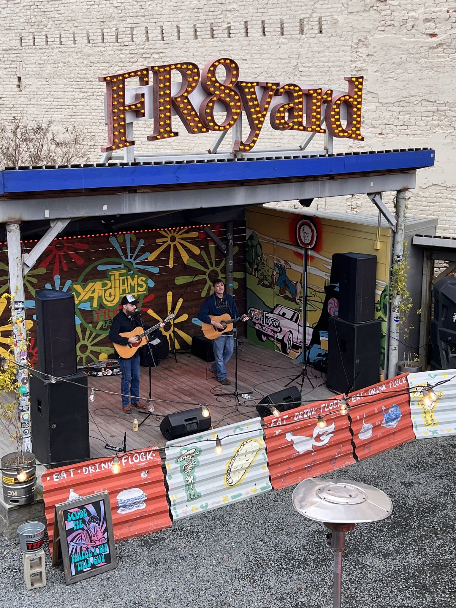 Hubitality's Rock & Roast event held at Fr8yard of Spartanburg.